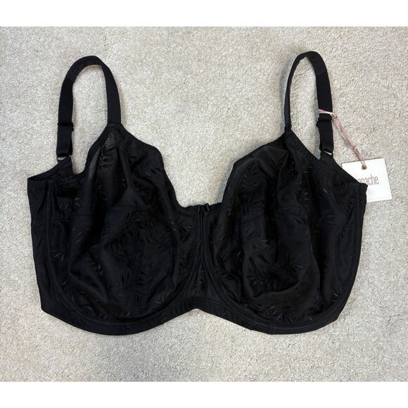 NWT Panache Lingerie Tango Balconette Bra Black Size 40K - Picture 1 of 3